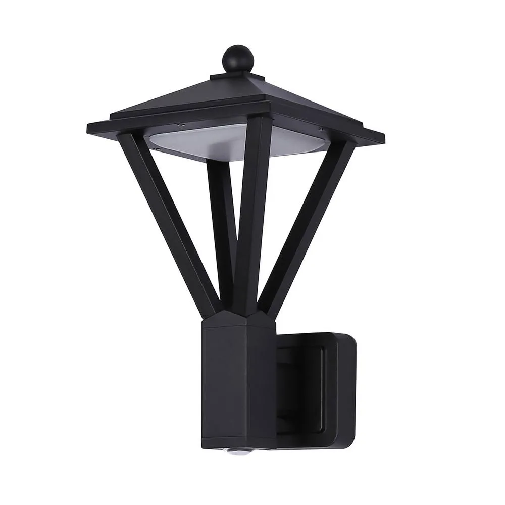 Netlighting Bons Outdoor Wall Lantern Black 3000K Warm White IP54