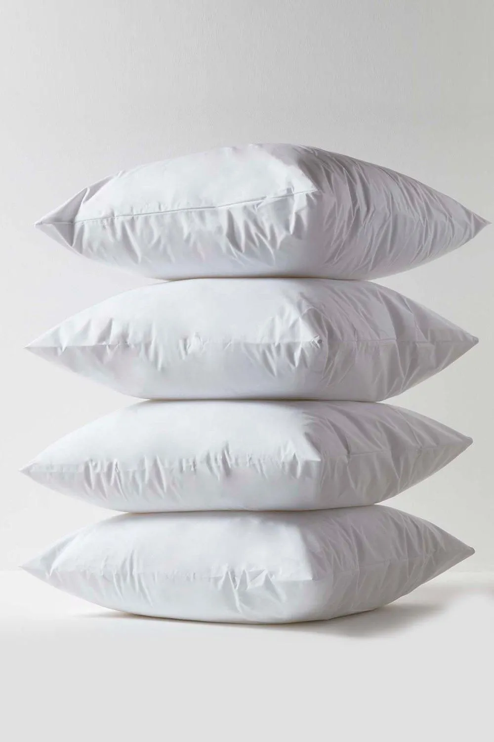 Homescapes Waterproof Pillow Protectors 65 x 65 cm, Pack of 4 in White 2