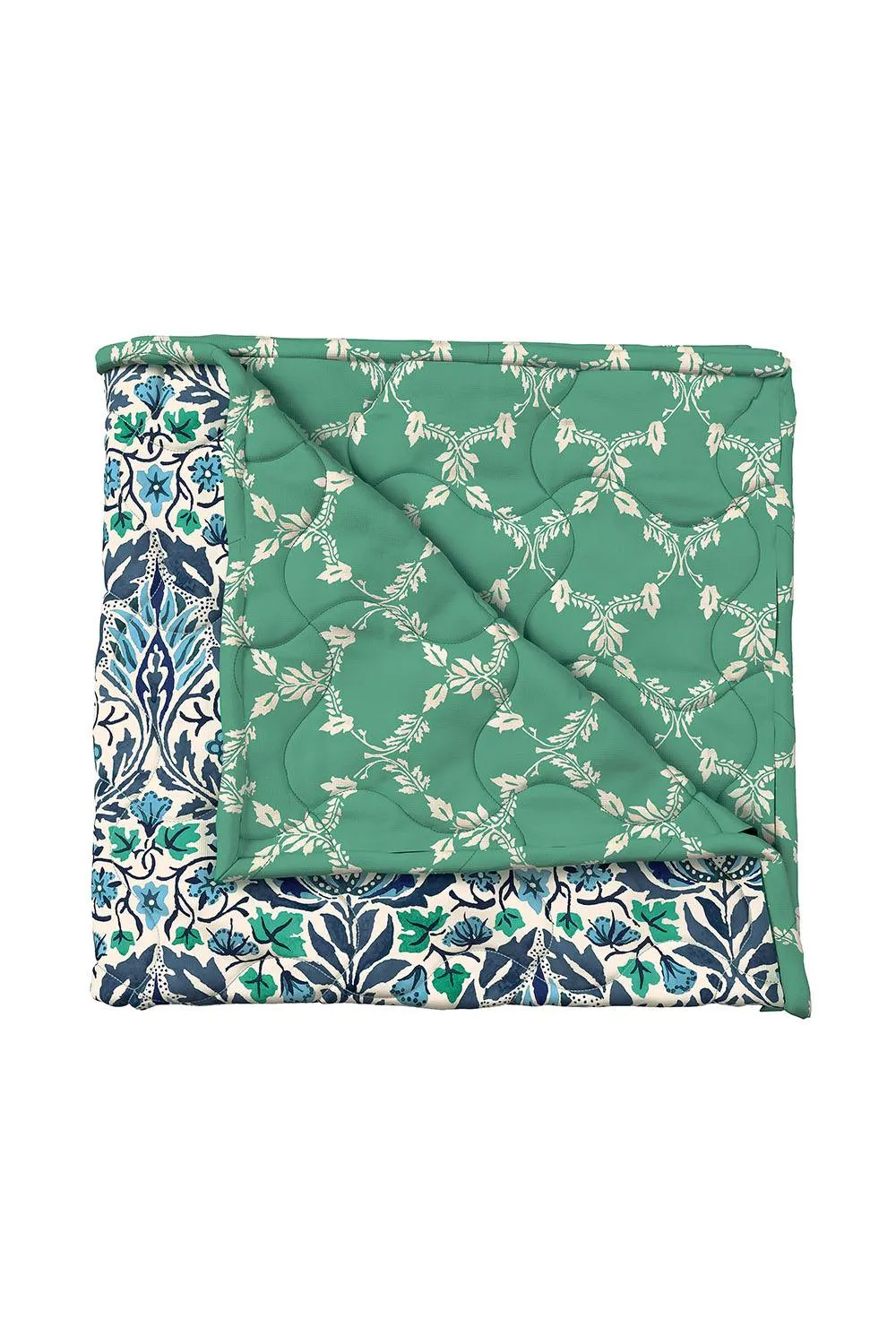 Morris & Co 'Little Chintz' Cotton Percale Throw