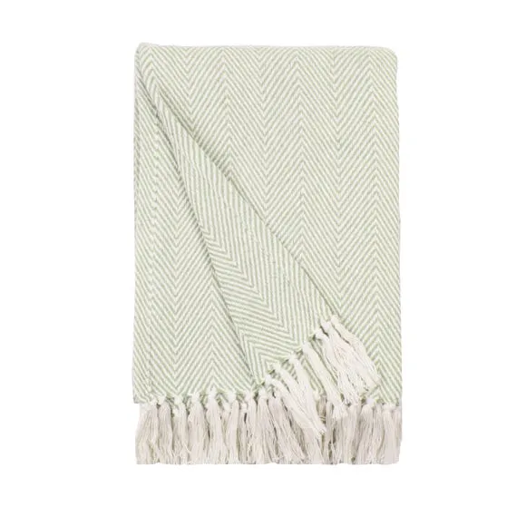 Jenson Herringbone Throw Blanket 3