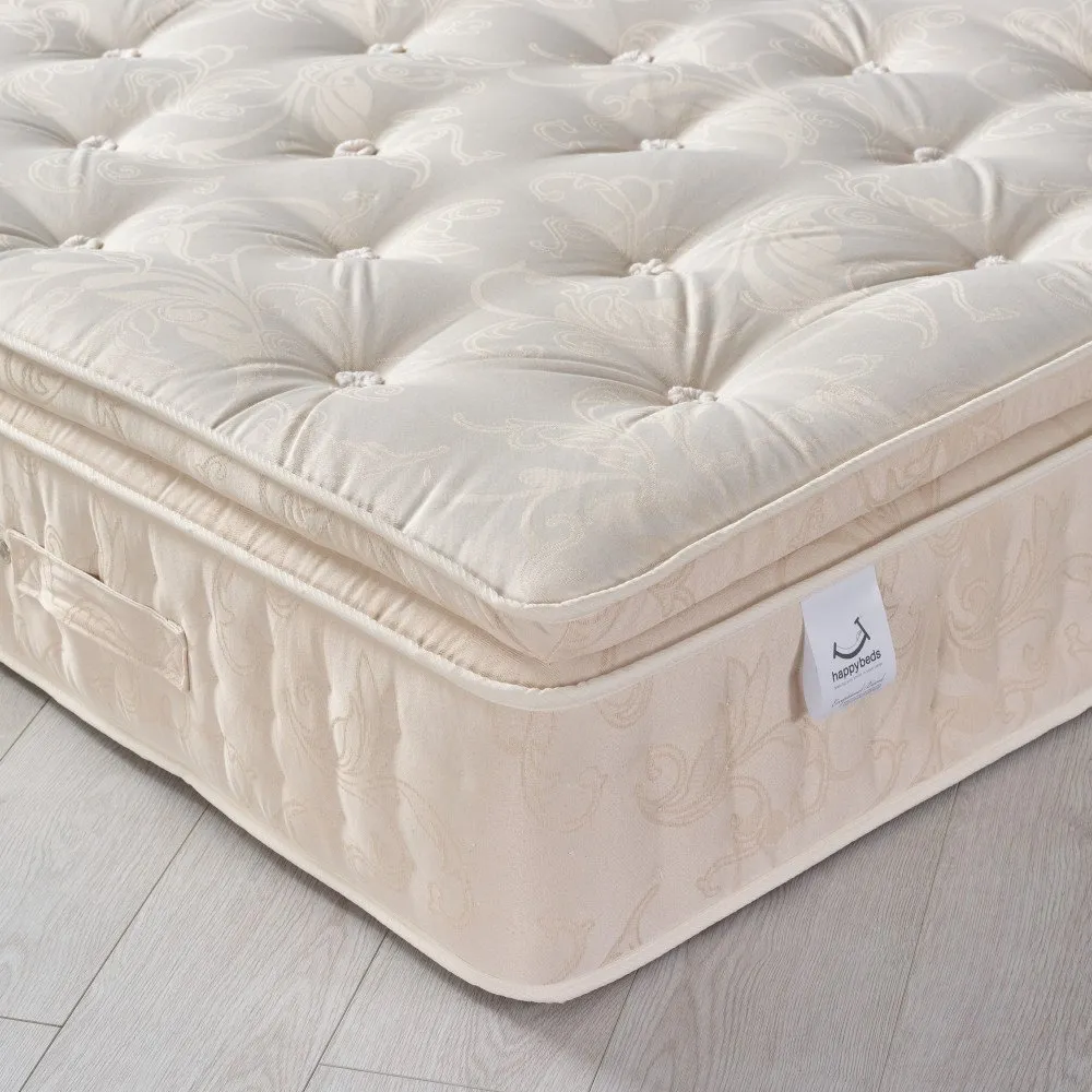 Signature 2000 Pocket Sprung Pillow Top Natural Fillings Mattress - 4ft6 Double (135 x 190 cm) 1