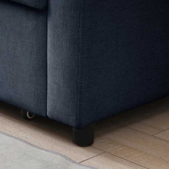 Miller Corner Double Sofa Bed, Chenille 5