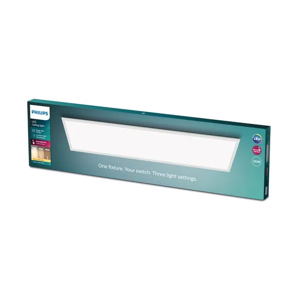 Philips Warm White Panel Integrated LED Flush Ceiling Light