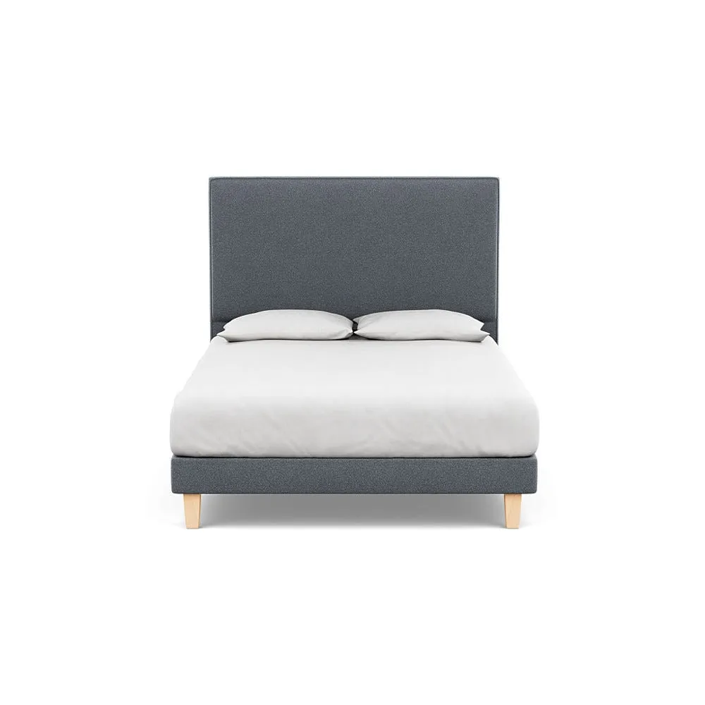 Heal's Shallow Divan King Boucle Steel Light Solid Wood
