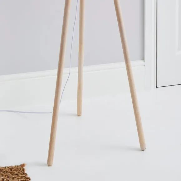 Ambra Natural Tripod Floor Lamp 5