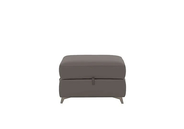 Missouri NC Leather Storage Footstool - NC Elephant