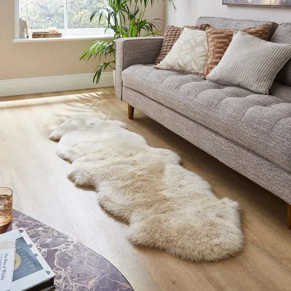 Double Pelt Sheepskin Rug 1