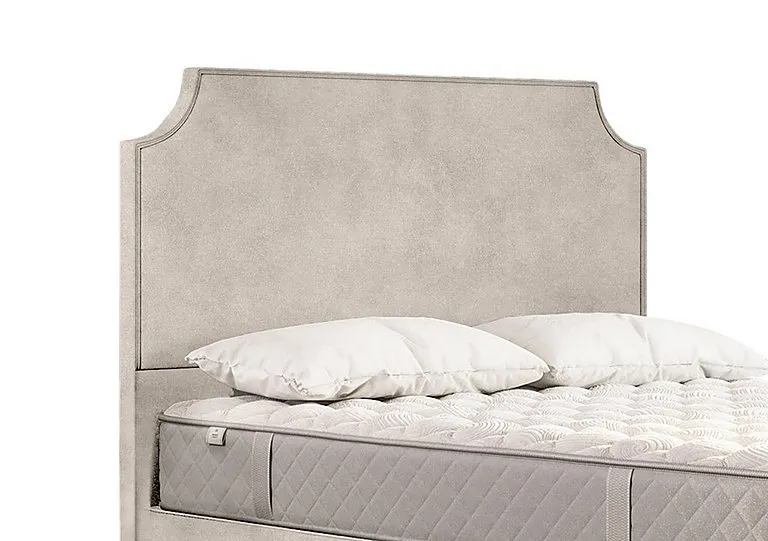 Tate Floor Standing Headboard - Double - Velvet Dove