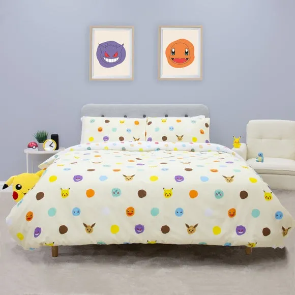 Pokemon Character Duvet Cover & Pillowcase Set 2