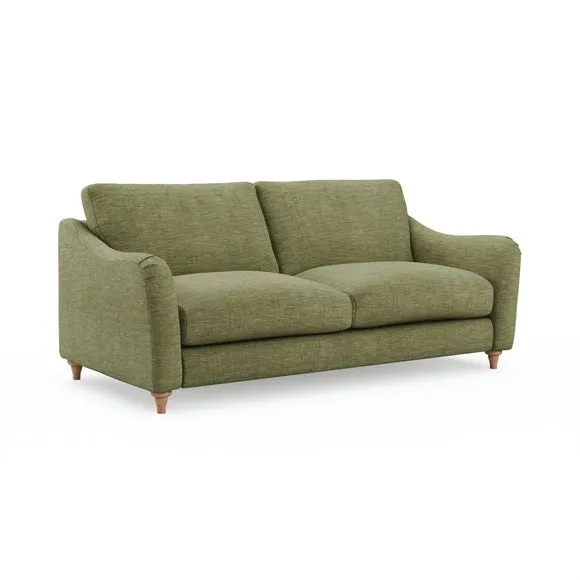 Hattie Slub Faux Linen 3 Seater Sofa 6
