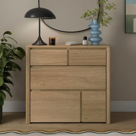 Malik Compact Dressing Table with Pull‑Out Seat