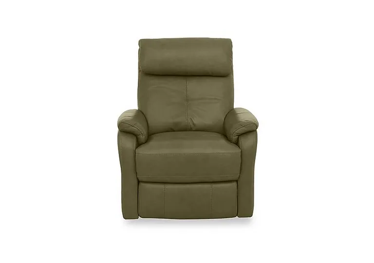 Compact Collection Titch Leather Chair - Olive Green