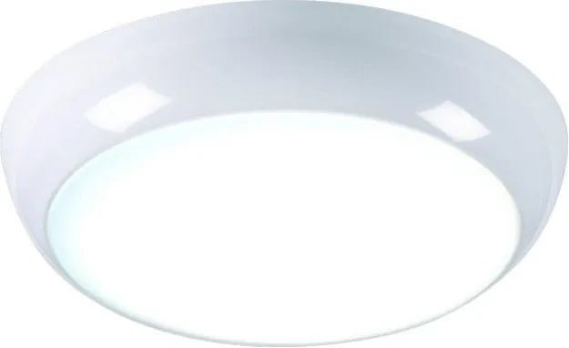 Netlighting LED Bulkhead with Sensor 6000K 230V IP44 14W in White