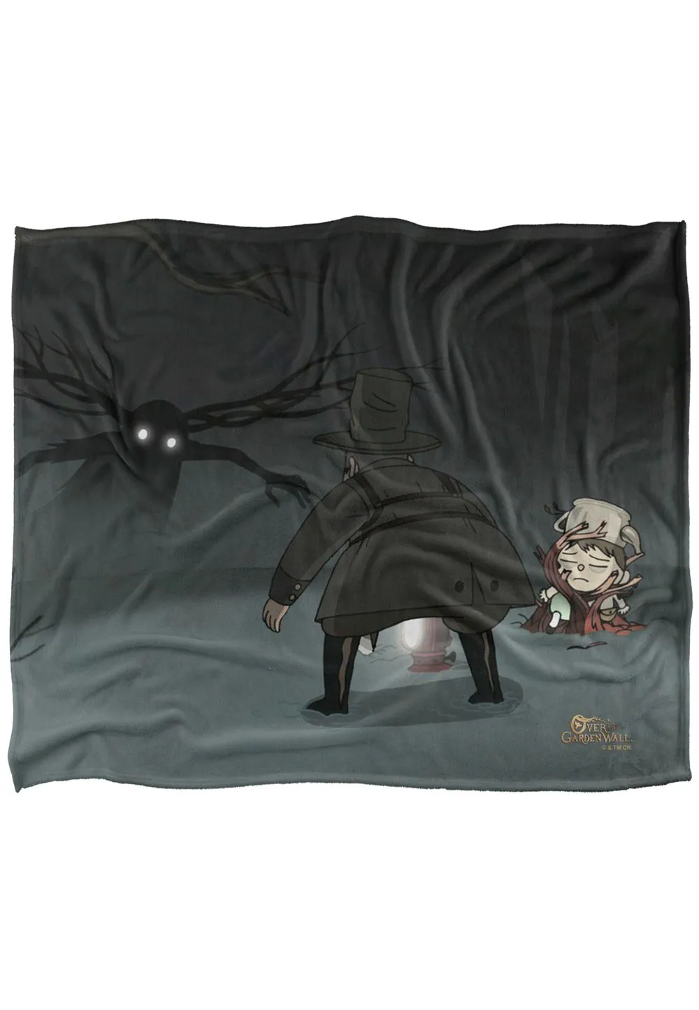 Cartoon Network Over The Garden Wall Beast Vs Woodsman Silky Touch Super Soft Throw Blanket 152 X 127 cm in White