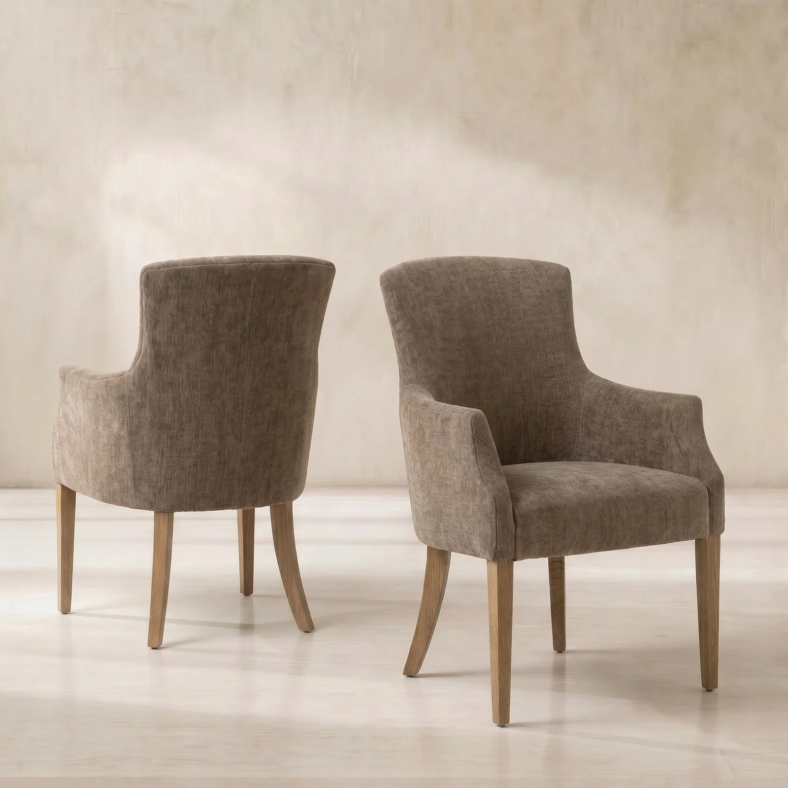 Lockwood Dining Armchair, Neutral Fabric | Barker & Stonehouse
