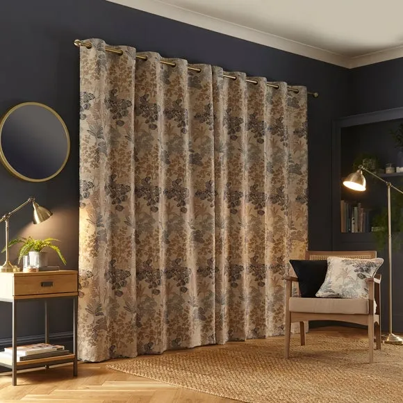 Folk Tree Eyelet Curtains 4