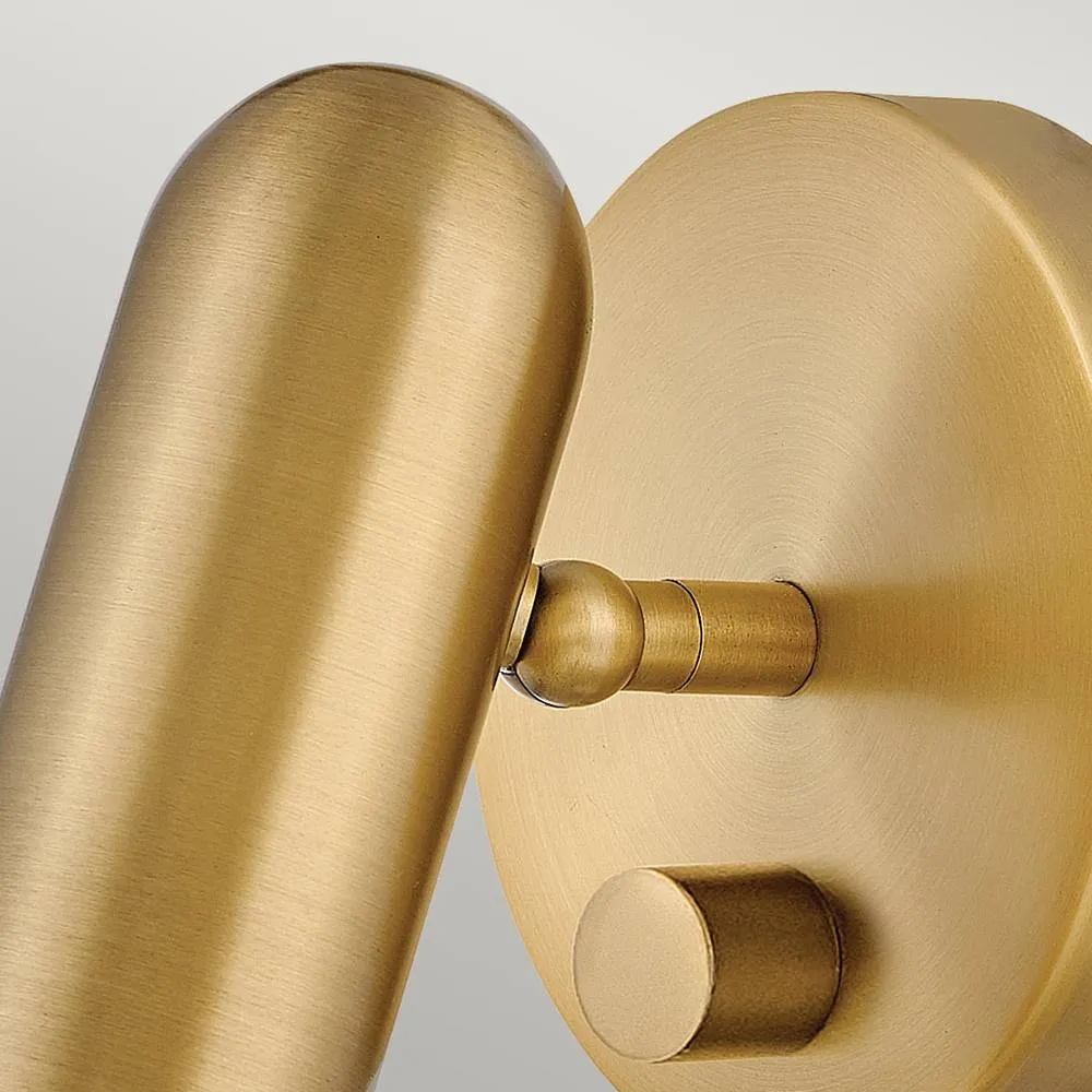 Netlighting Dax Reading Light Heritage Brass in Bronze 2