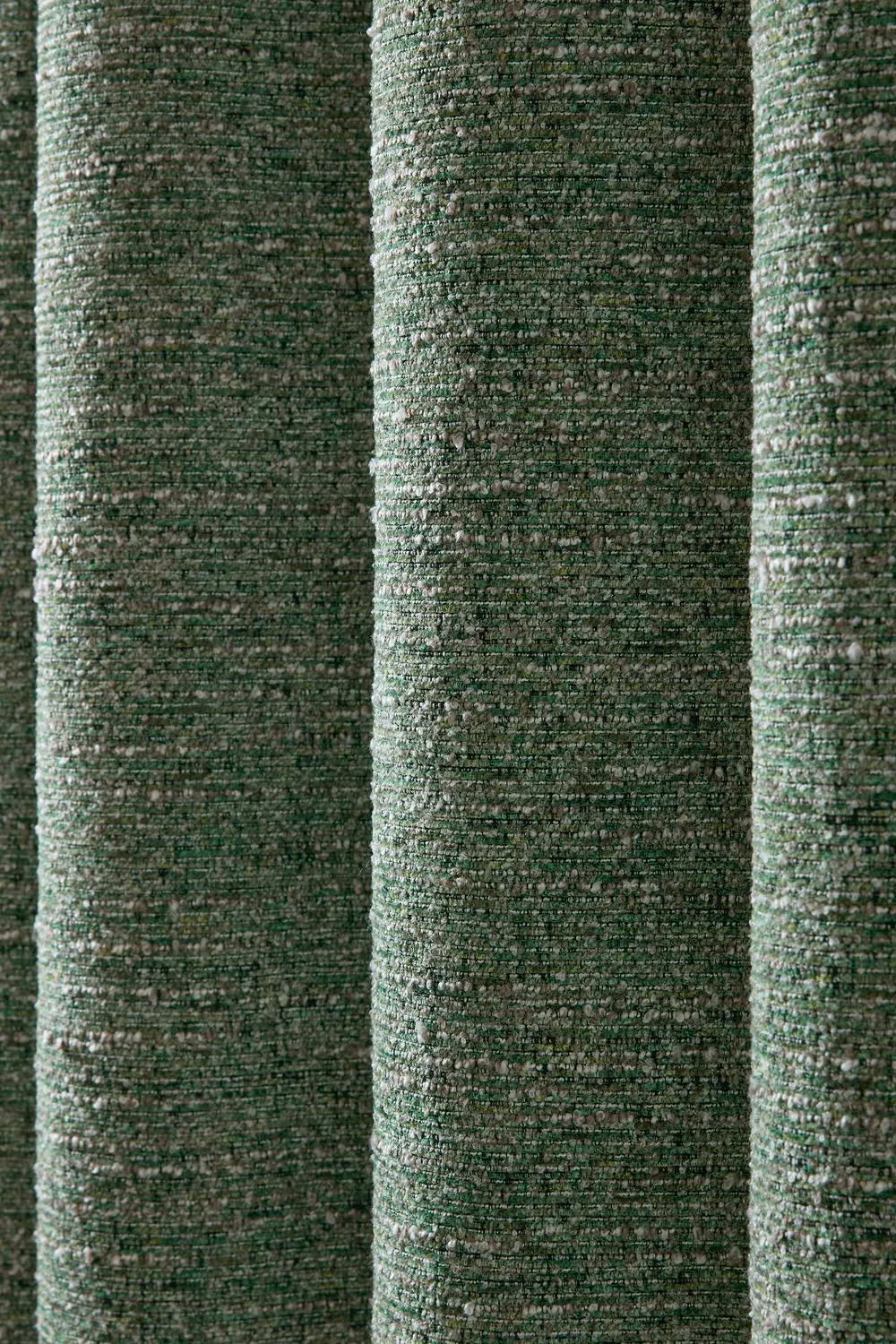 Catherine Lansfield 'Chunky Boucle' Lined Eyelet Curtains in Green 3