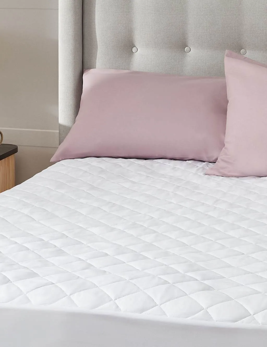 Silentnight 2 Pack Soft as Silk Mattress Protectors White