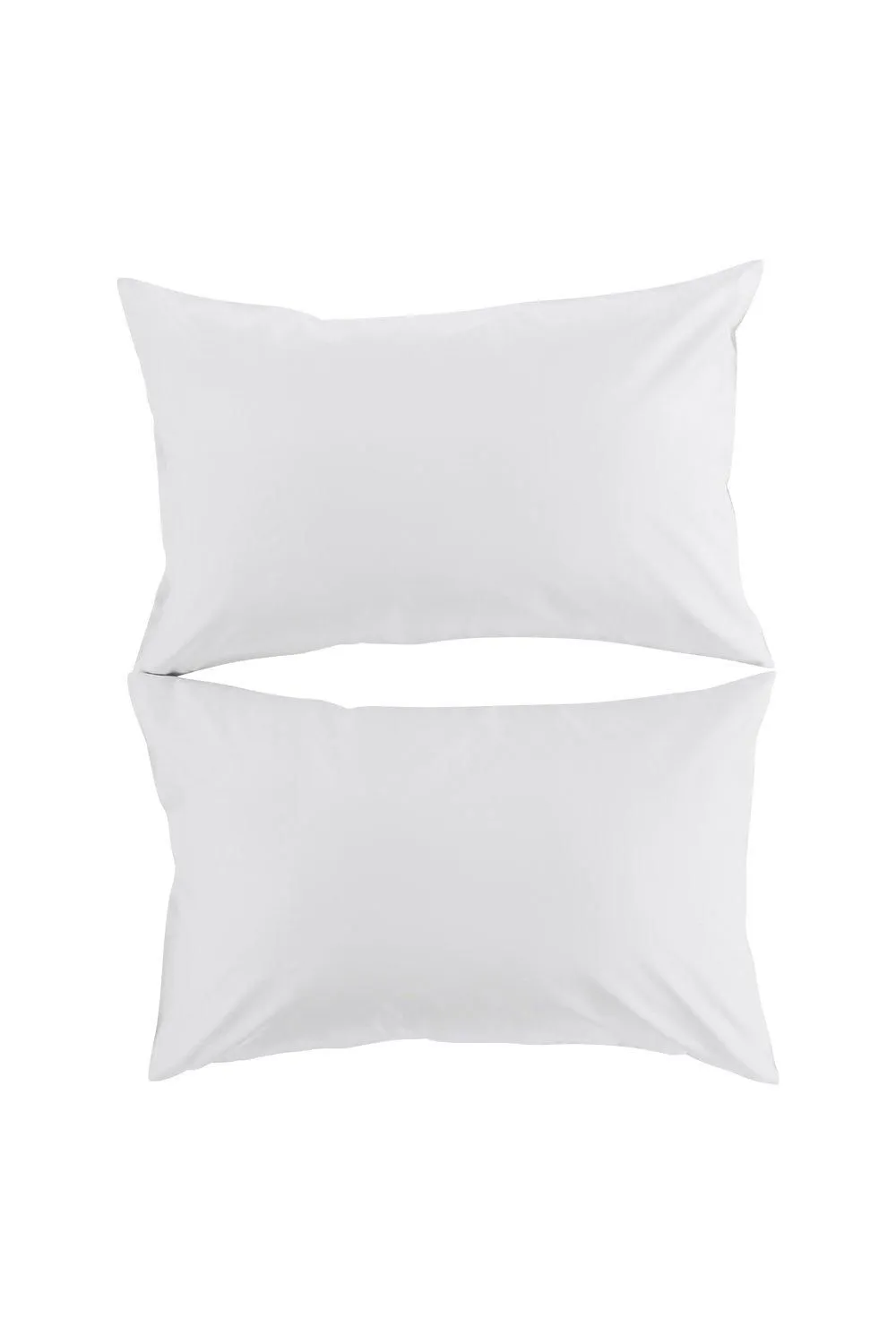 CHRISTY 500TC Premium Sateen Luxury Standard Pillowcase Pair in White