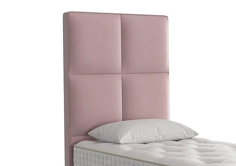 Atlas Floor Standing Headboard - Single - Plush Heather