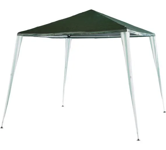 Argos Home 2.7m x 2.7m Garden Gazebo - Green