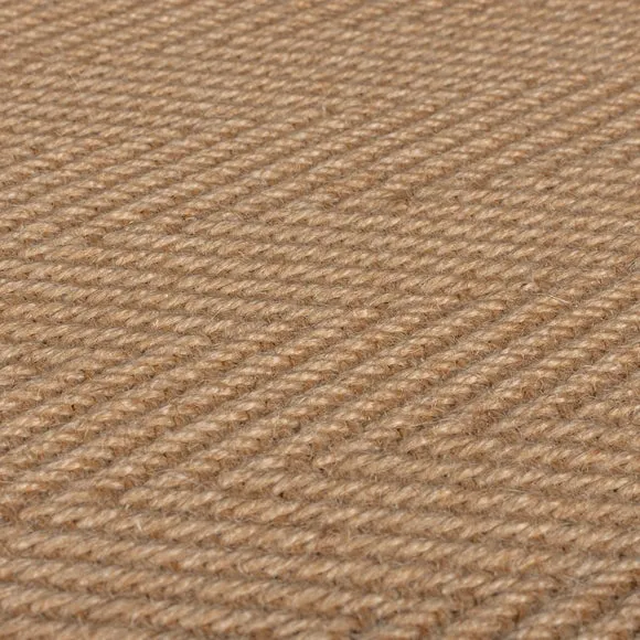 Herringbone Jute Border Rug 3