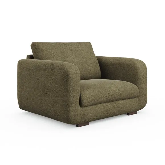 Luca Soft Chenille Snuggle Chair 6
