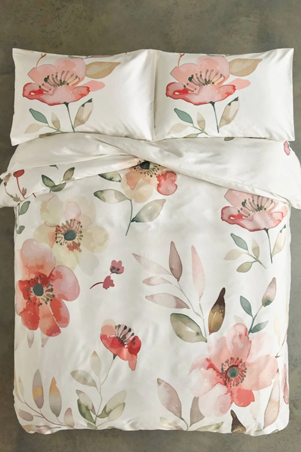 Deyongs Poppy Field Printed Cotton Sateen Duvet Set 5