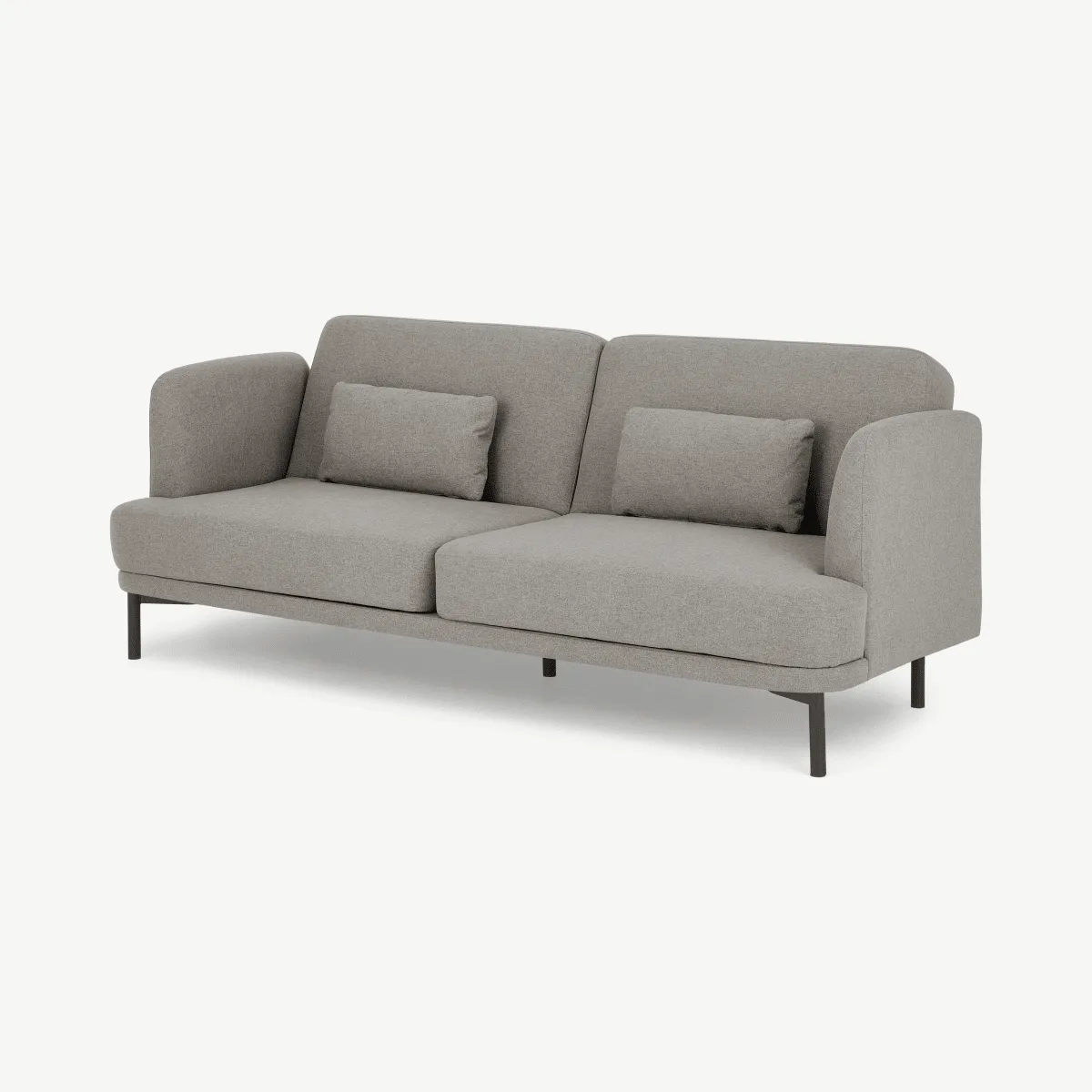 Herman Click Clack Sofa Bed, Manhattan Grey Fabric