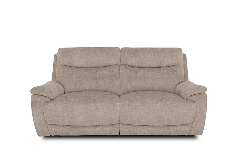 Sloane Fabric 3 Seater Power Recliner Sofa with Power Headrests - Anivia Khaki