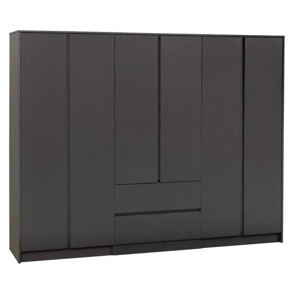 Walker 6 Door 2 Drawer Wardrobe 3