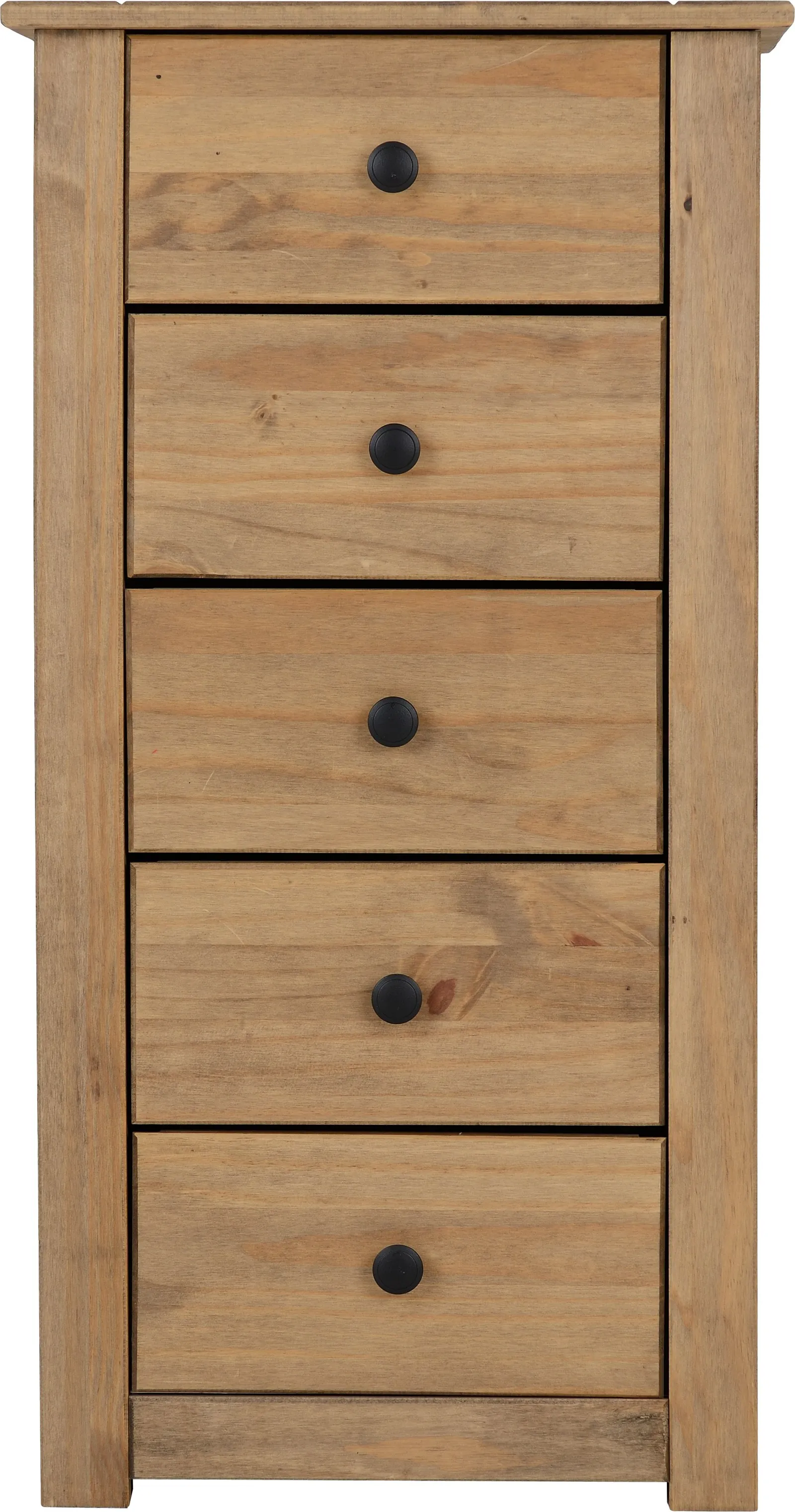 Seconique Panama 5 Drawer Chest in Natural 3