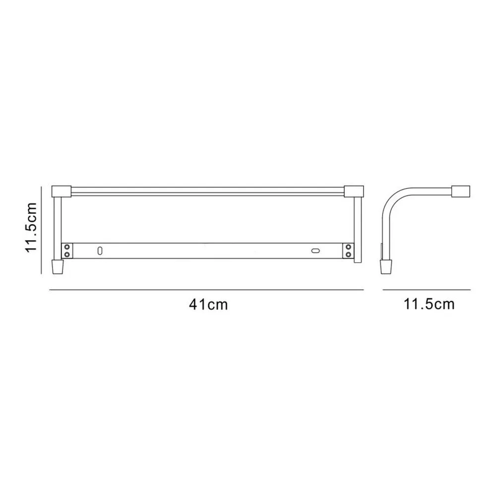 Netlighting Sisley Wall Lamp Chrome 6W 420lm 4000K IP44 LED Frosted Acrylic in Silver 2