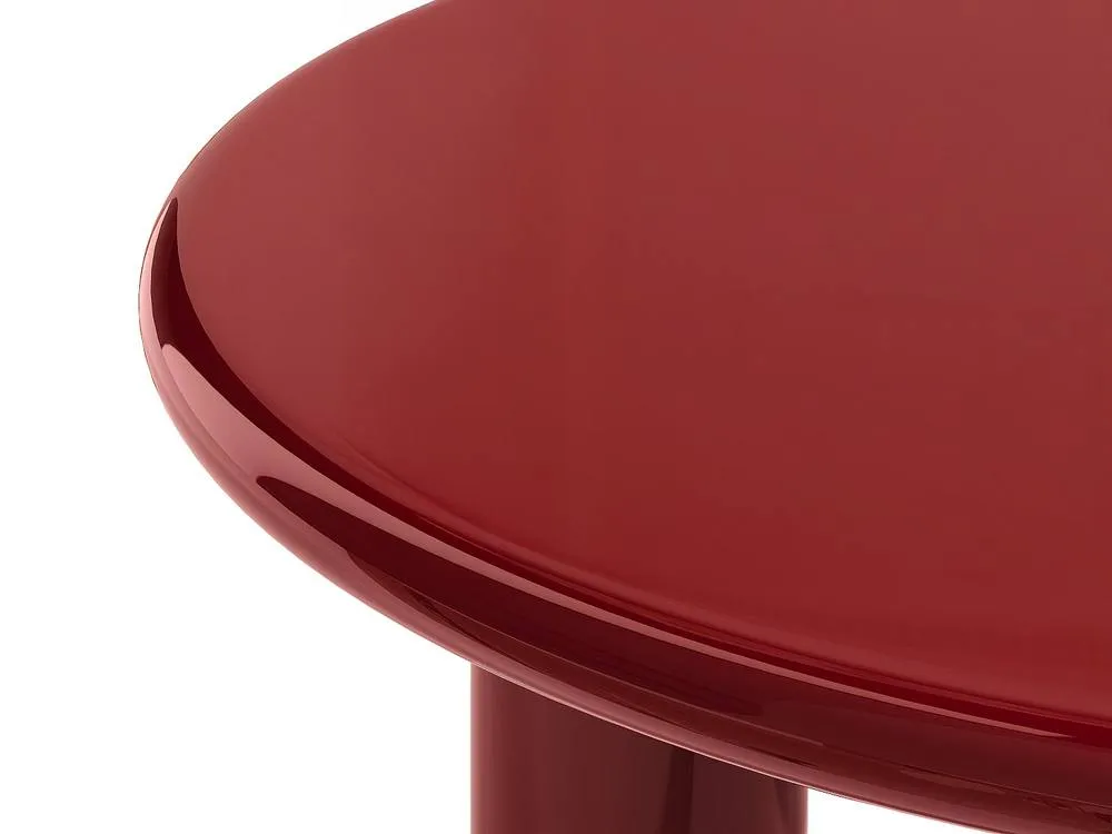 Vente-unique MDF Coffee Table - Lacquered Red - BENESA 5