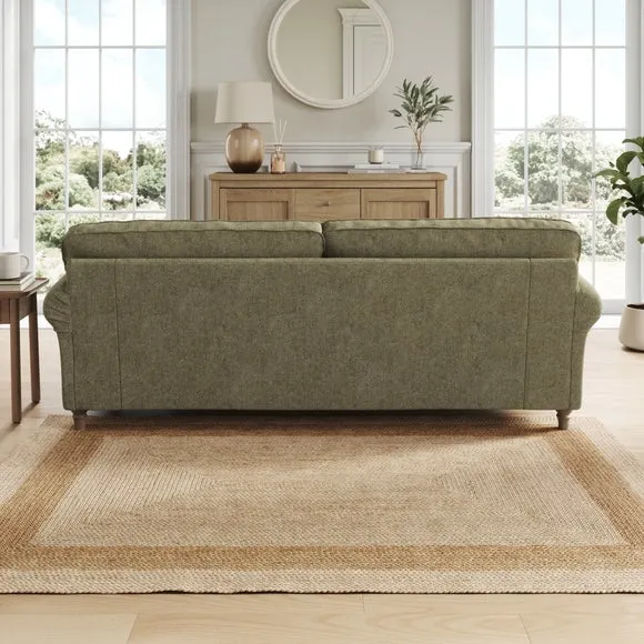 Flori Soft Chenille 4 Seater Sofa 3