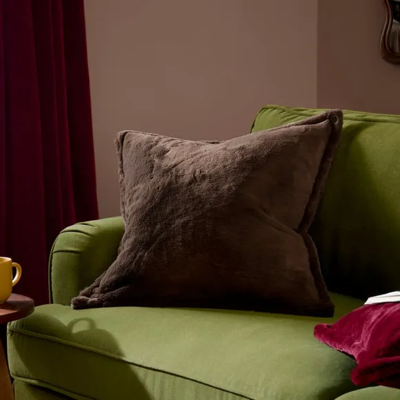 Furn. Kallu Faux Fur Reversible Square Cushion 1