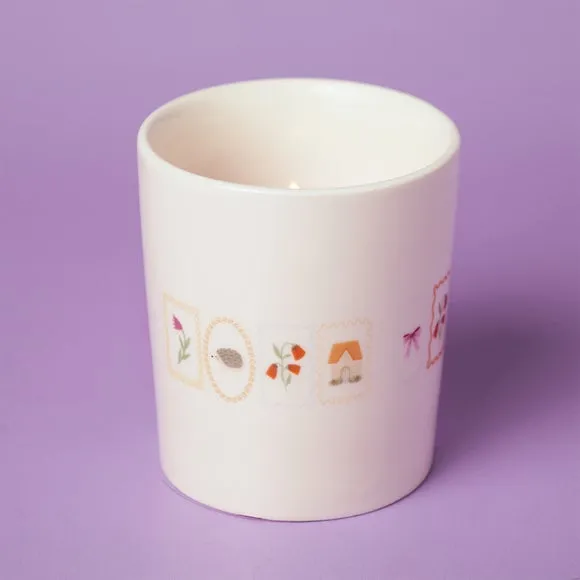 Love Life Lychee & Raspberry Ceramic Candle 3