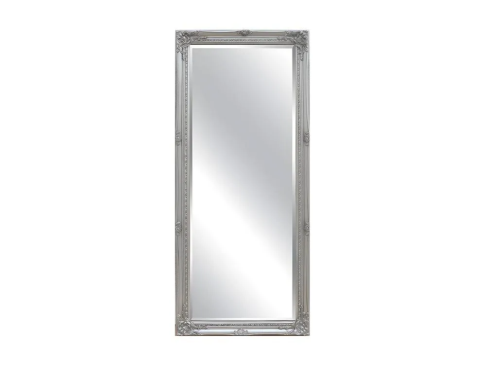 Vente-unique Eucalyptus Wood Mirror With Mouldings - L60 X H140 Cm - Silver 2