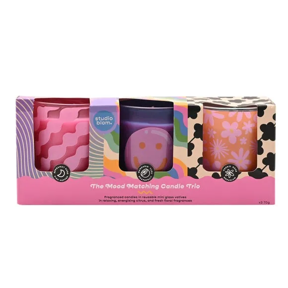 Studio Blom The Mood Matching Candle Trio 6