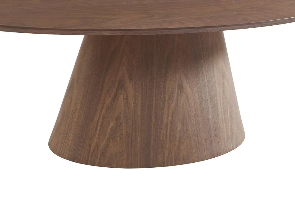 Vente-unique Walnut Veneer Coffee Table - Dark Natural - ANTELADA 6