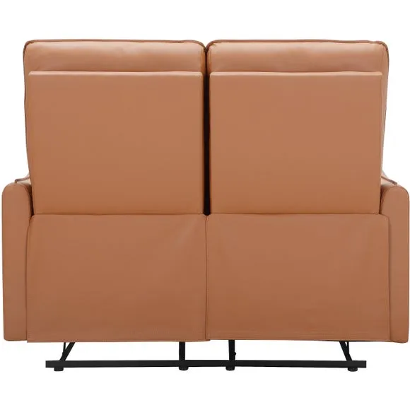 Lugo Faux Leather Manual Recliner 2 Seater Sofa 6