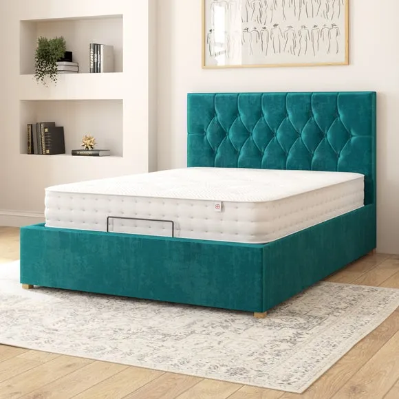 Olivier Plush Velvet Adjustable Bed 2