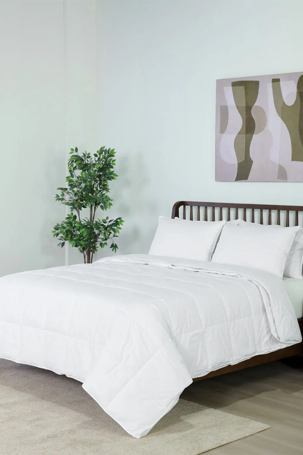 Martex Duck Feather & Down 3-in-1 Duvet - All Seasons (4.5 + 9 Tog) in White 2