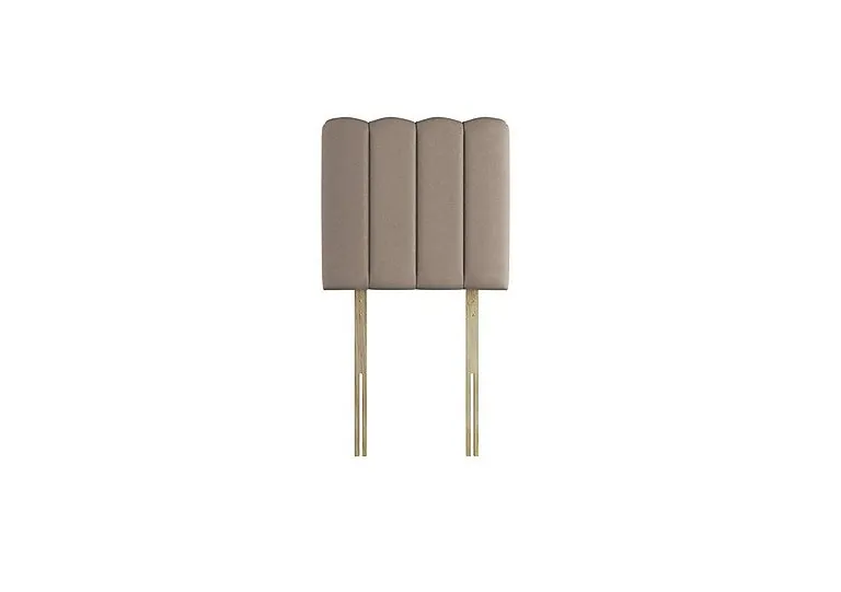 Shard Strutted Headboard - Single - Wool Latte