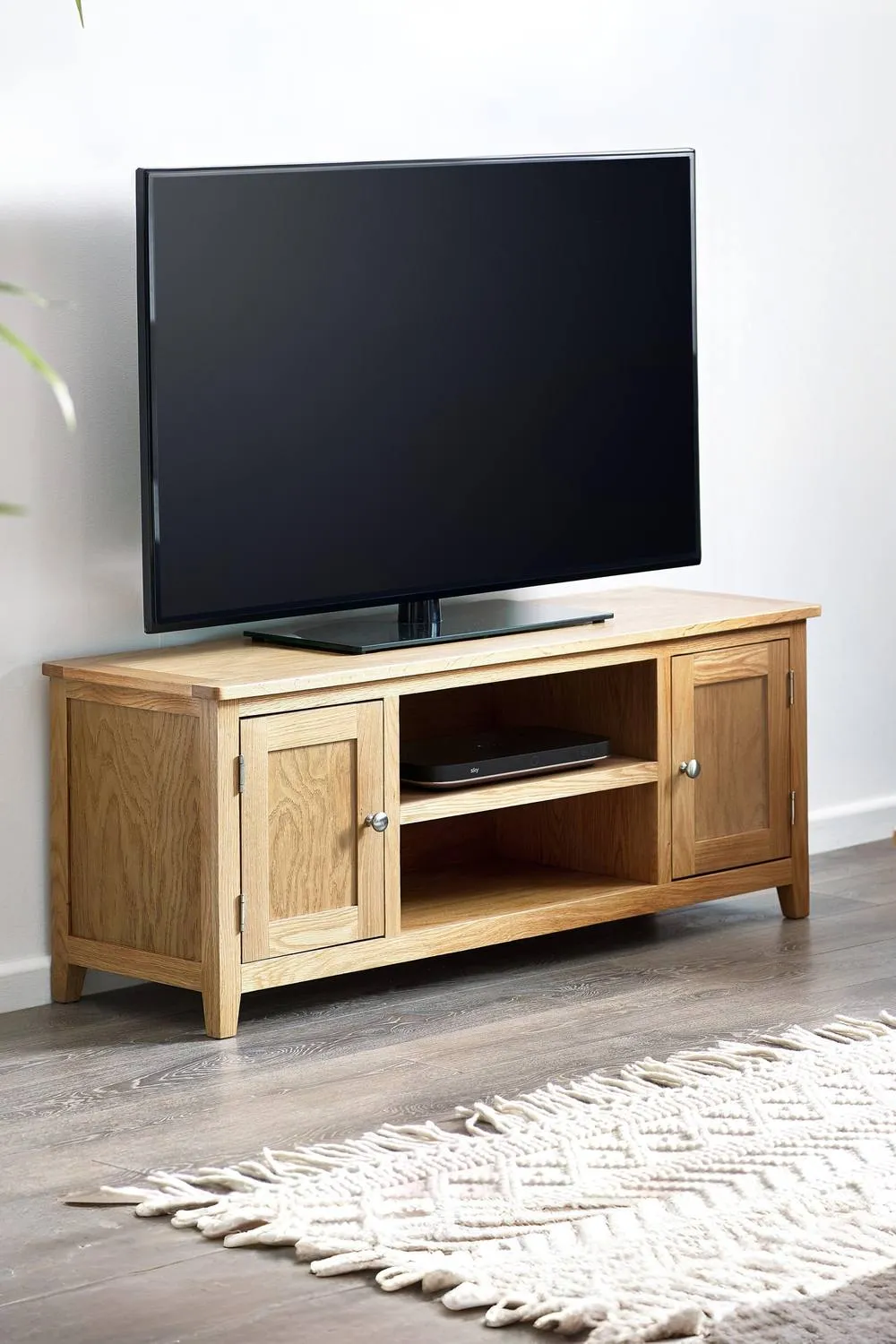 Julian Bowen Mallory TV Unit in Light Oak
