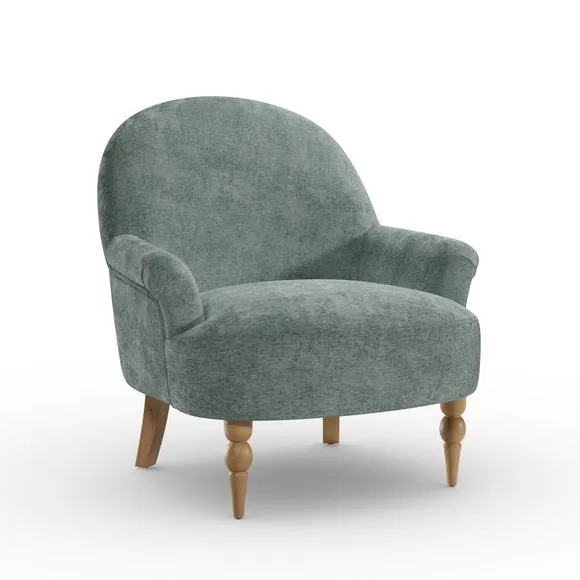 Petit Chenille Occasional Armchair 6