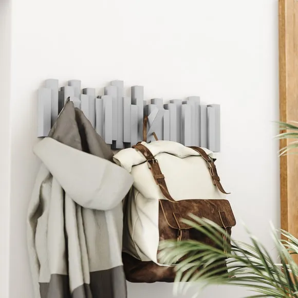 Umbra Sticks 5 Hook Wall Mounted Coat Rack