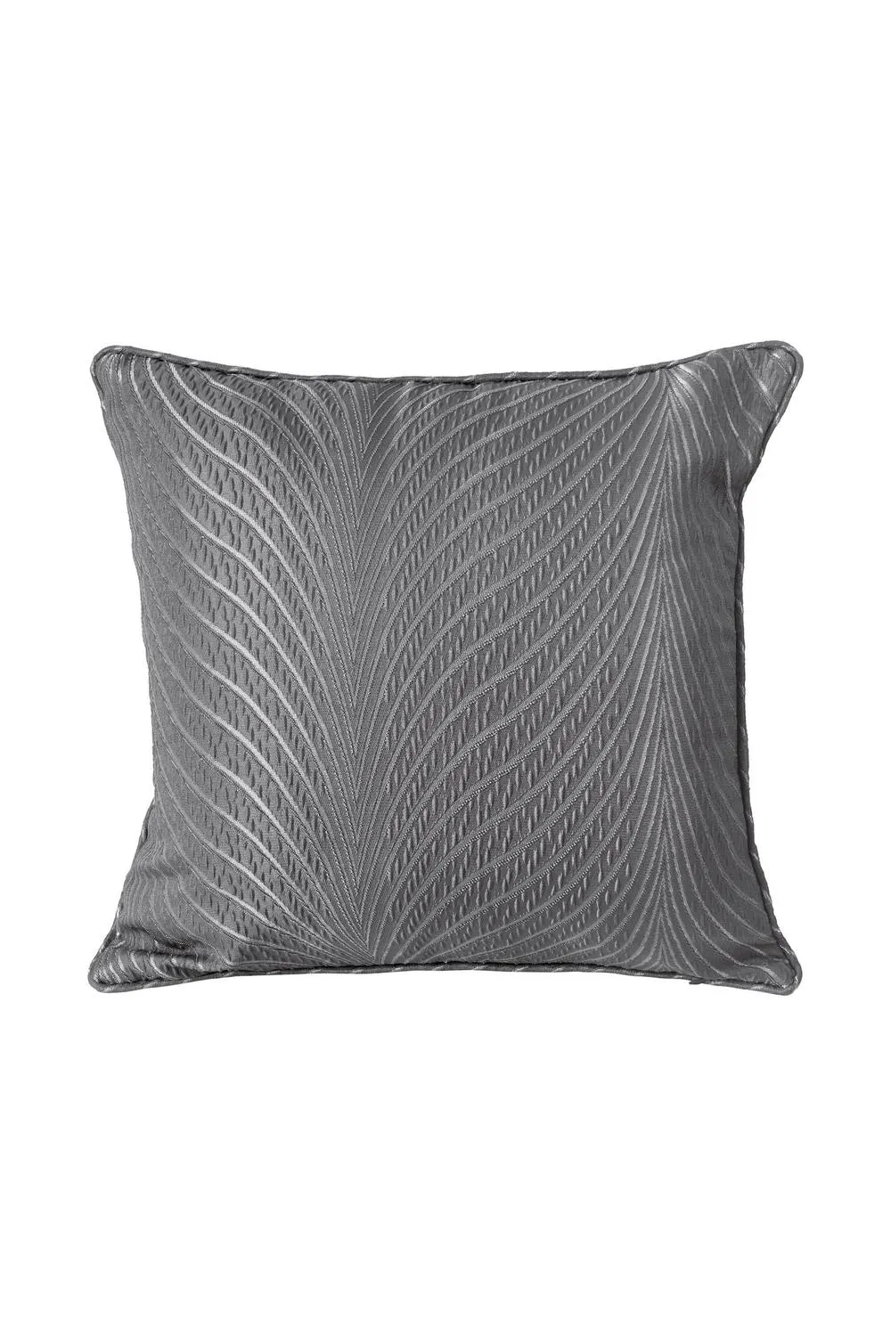 New Edge Blinds Wave Collection Cushion Cover in Charcoal