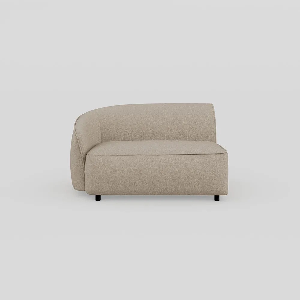 Heal's Aurelie Large Corner Module LHF Broadweave Putty 1